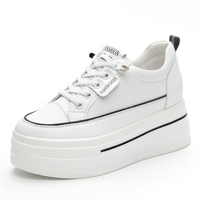 Small Inner Height Increase Skirt Versatile and Breathable Summer New High Thick-soled Ins Muffin Baseplate Shoes