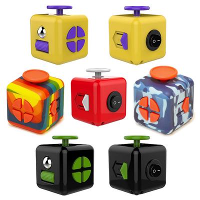 Novelty 6 Sides Di Sensory Toys Stress Relief Antistress Anxiety Cubes Portable Decompression Toy for Children Adult New