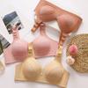Large-sized Thin-cup Bra for Women Without Underwire Beautiful Back Underwear Adjustable Close-in Bra