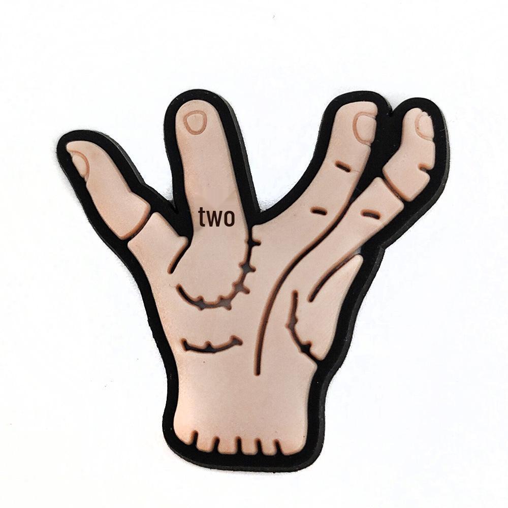 Black & White Halloween Punk Metal Rock Croc Shoe Charms