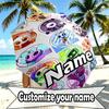 Custom Name Personalized Dandy's World Print Umbrella, Auto Open Close, 8‑Rib Sturdy Frame, Commute Camping Hiking Use, Birthday Gift