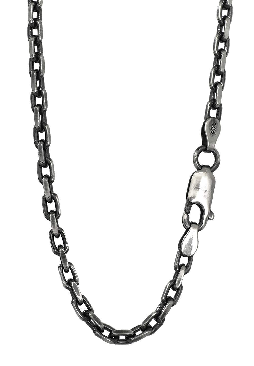 

Срібний ланцюжок для намиста Gin no Smoked Azuki Довжина Ширина Тільки ланцюжок [Shinjuku Kura] Ланцюжок, двостороннє різання, 40-60 см (45см), прим. 2.8мм, Тонкий, 925, Ланцюжок,