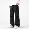 Spring and autumn new men's multi-pocket elastic tooling casual pants trendy straight stylish pants