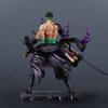 One Piece Anime Figure 24cm Roronoa Zoro Figurine Double-Pole Pvc Action Figure Scale Ratio Model Collection Decoration Toys  Playsetss Gift Present