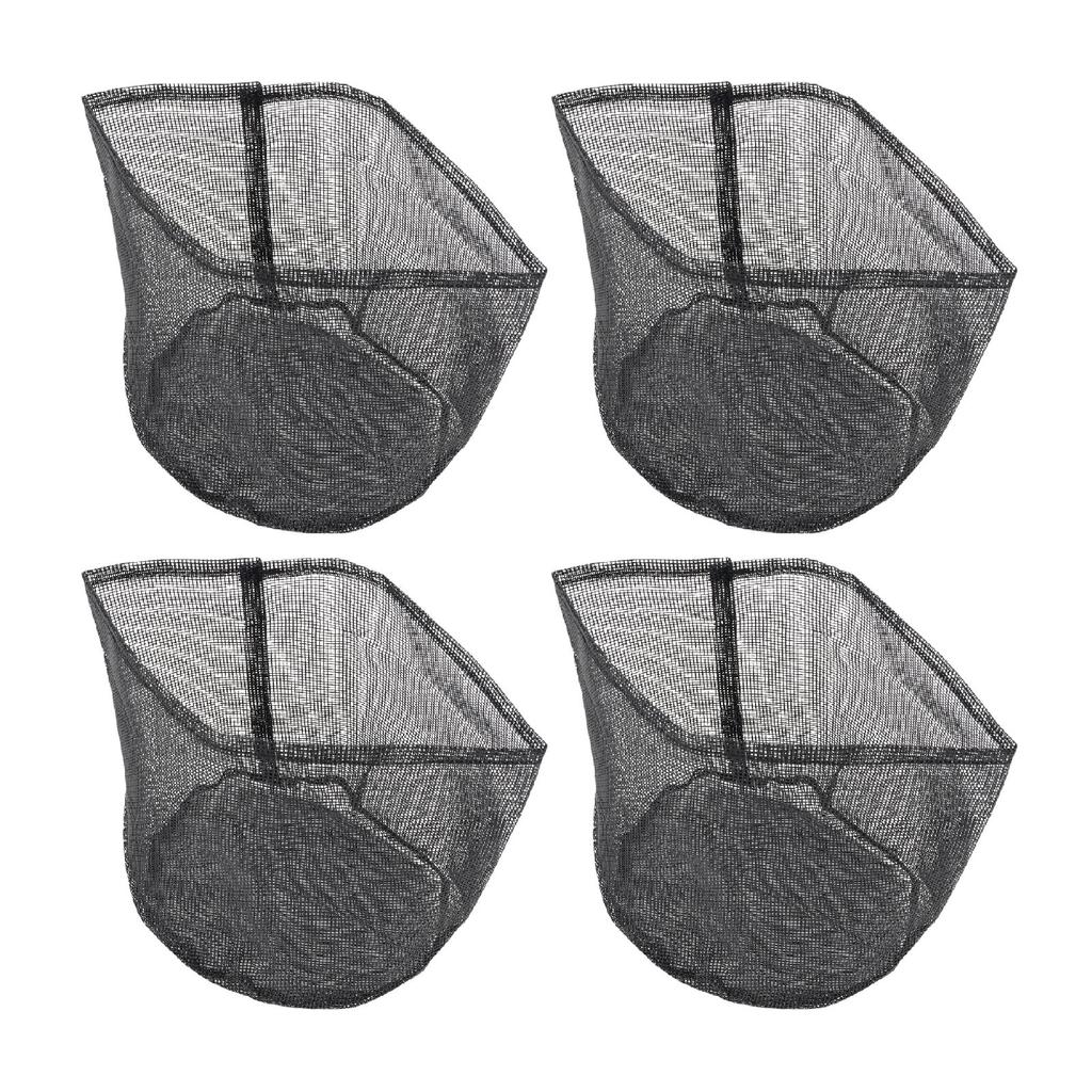 4pcs Aquatic Pond Planting Bags Reusable PVC Mesh Water Garden Pond Plant Pot Breathable Lily Plant Pots for Pond Bog