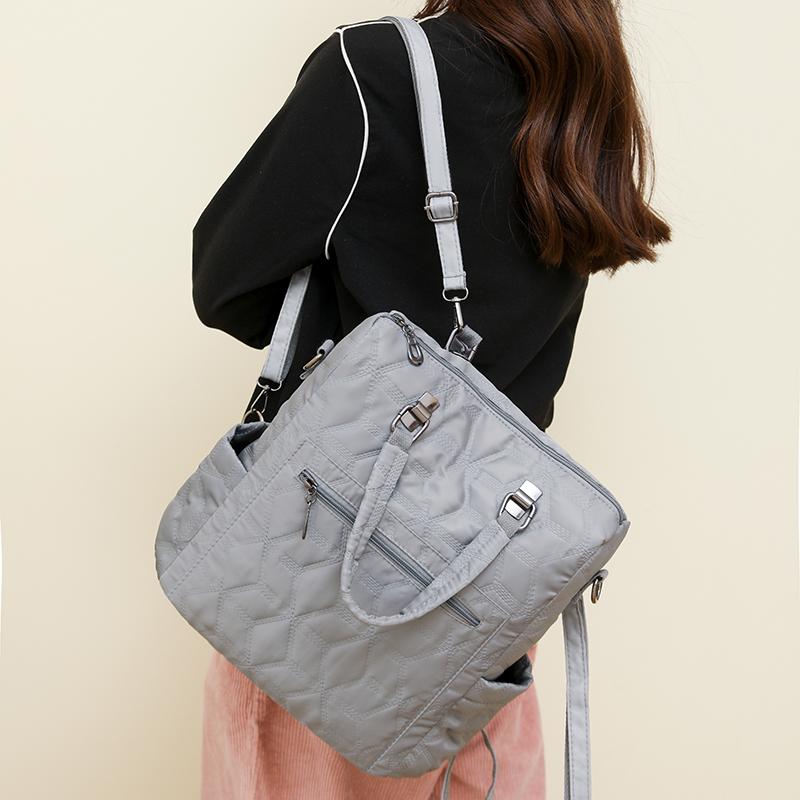 Rucsac multifuncțional pentru femei, geantă de umăr din piele moale