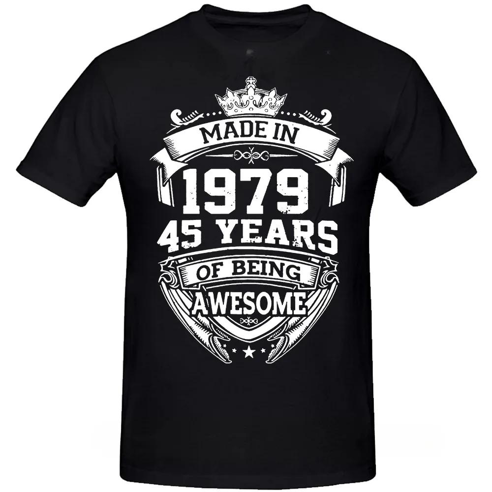 Graphic Birthday Gifts Summer Style 45 Years of Being Awe... XXXXL