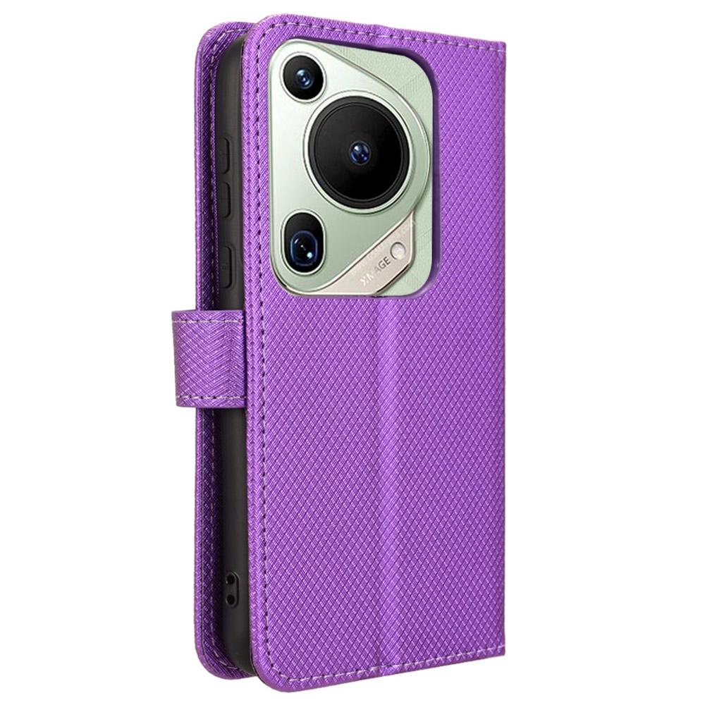 For Huawei Pura 70 Pro/70 Pro+/70 Ultra Case Diamond Texture Phone Leather Cover