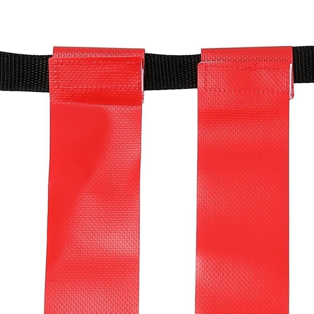 PVC American Football Waist Flag with Storage Bag Football Belt New Youth Football Waist Belt