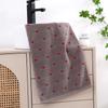 Cute Heart-patterned Face Towels, 100% Cotton, Towel Set, Gentle On Skin, Fast Absorbency, Fluffy, Soft, Fade-resistant, Minimal Lint (heart Pattern,