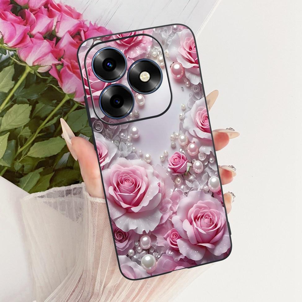 Phone Case For ITEL S23 Plus Cover S681LN Silicone Cute Cat Fashion Funny Cool Painted Casing For ITEL S23+