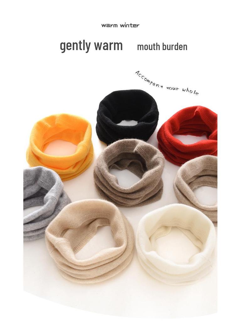 Children's Cashmere Neck Gaiter: Warm Winter Scarf for Girls, Boys, and Babies