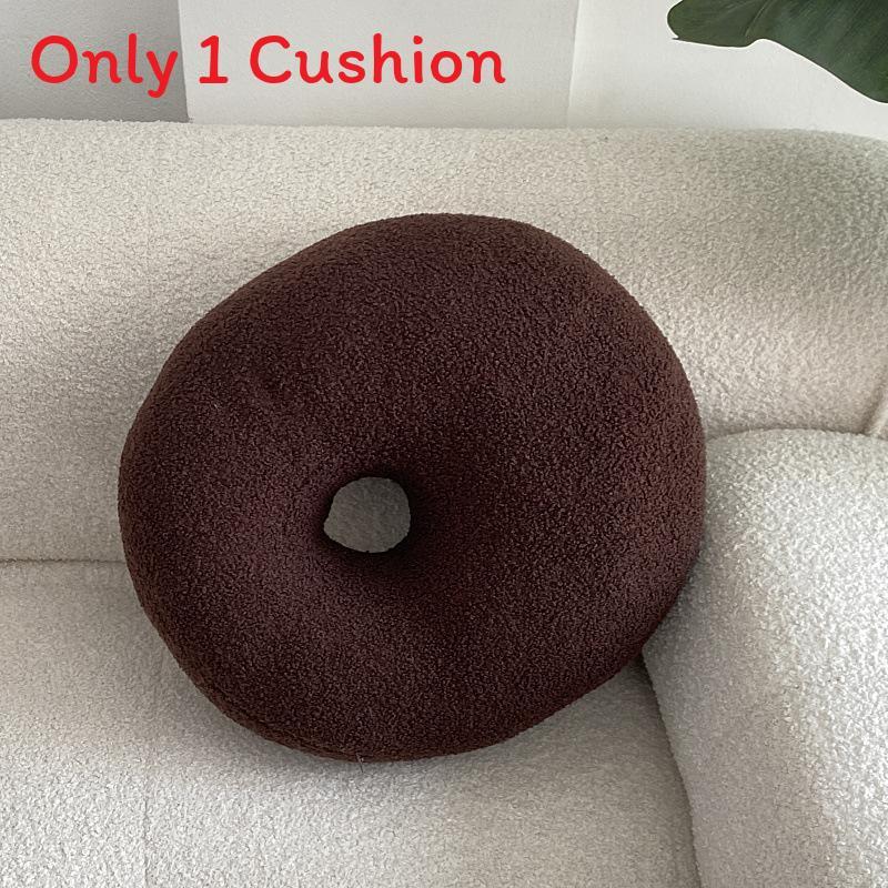 Cuscino Moderno Scandinavo in Lana di Pecora con Imbottitura in Cotone PP per Decorazione Divano Soggiorno
