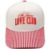 LOVE CLUB three-dimensional embroidery color matching truck driver hat male couple female casual sunshade baseball cap