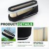 LOCOPOW 11013-2021 FB460V Air Filter for Kawasaki FB460 12.5HP | 11013-2020 for John Deere AM101090 AM101191 112L 160 165 GX95 RX95 SRX95 SX84 Lesco