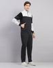 Monte Carlo Men's Regular Fit Colour Block Stand Collar Full Sleeve Tracksuit