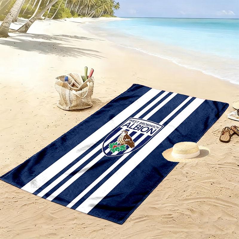 Asciugamano da Spiaggia West Bromwich Albion, Asciugamano Grande Morbido Asciugatura Rapida per Spiaggia Campeggio Nuoto