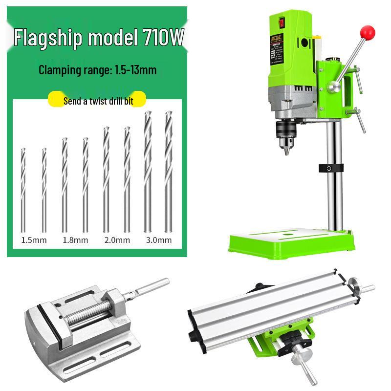 Mini 220V Variable Speed Micro Bench Drill for Industrial and Household Use – Ideal for Bead Making