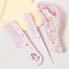 3 Unicorn and Rainbow Hair Comb Sets with Colorful Beads, Suitable for All Hair Types, the Perfect Gift for Young People