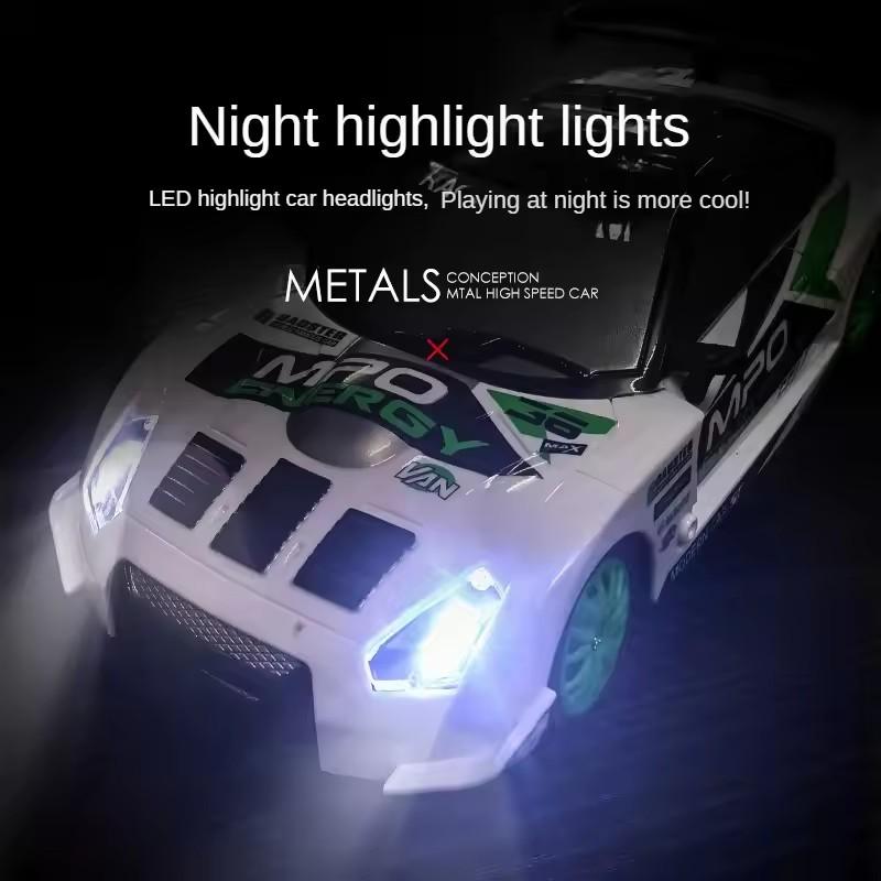 Rc Drift Car With Led Light Remote Control Vehicle Ae86 Professional High Speed Racing Toys For Kids Children Adults Gifts
