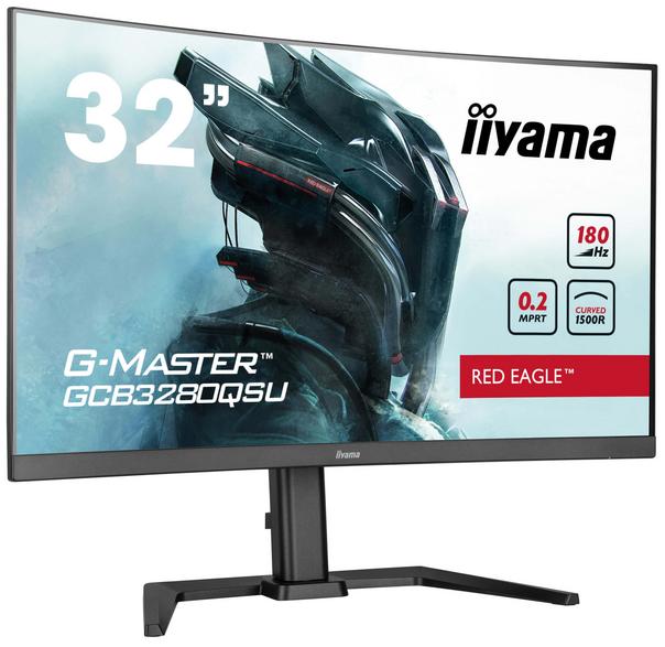 Iiyama G-master Gcb3280qsu-b2 Red Eagle Monitor 32 Wqhd Va 0.2ms 180hz Black