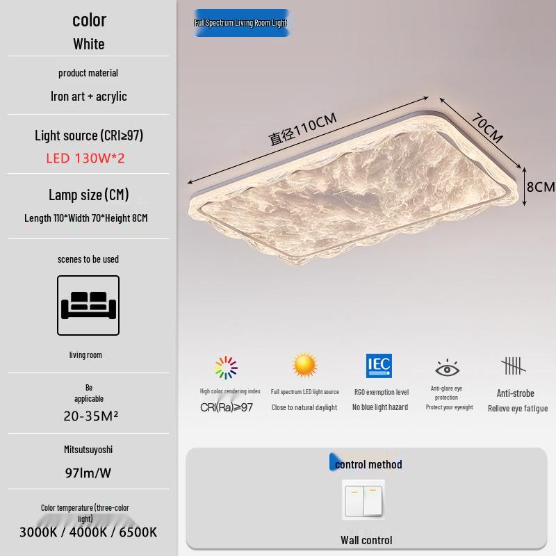 Modern Italian Wave Ceiling Light: High-End Fixture for Living Room & Bedroom