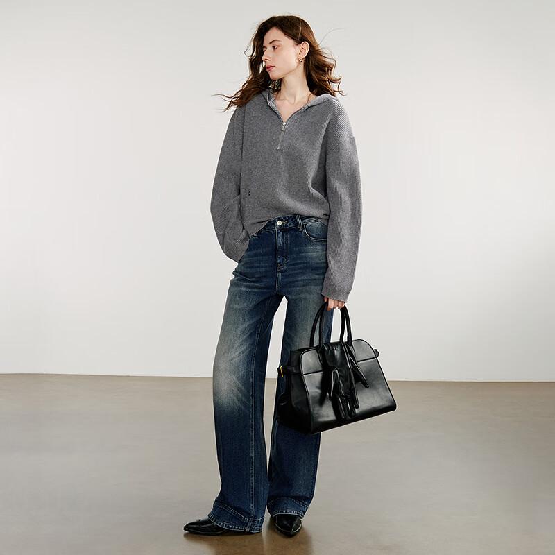 Women's Fall 2025 Retro Hooded Casual Sweater