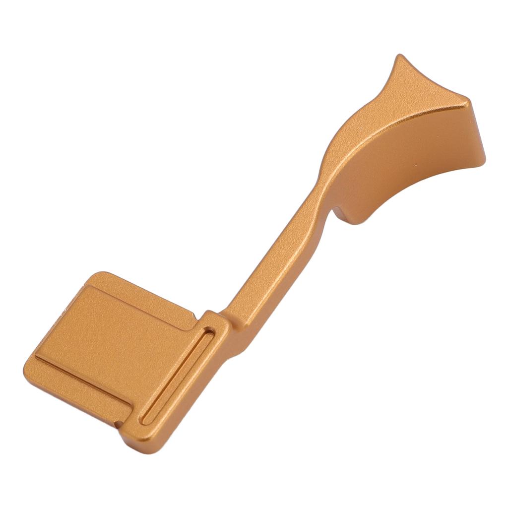 Camera Thumb Grip for Q3 Aluminum Alloy Camera Thumb Up Rest Hand Grip with Hot Shoe Cover Gold