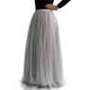 Elegant Cross-Border Women's Layered Tulle Skirt with Bow Belt for Weddings and Parties