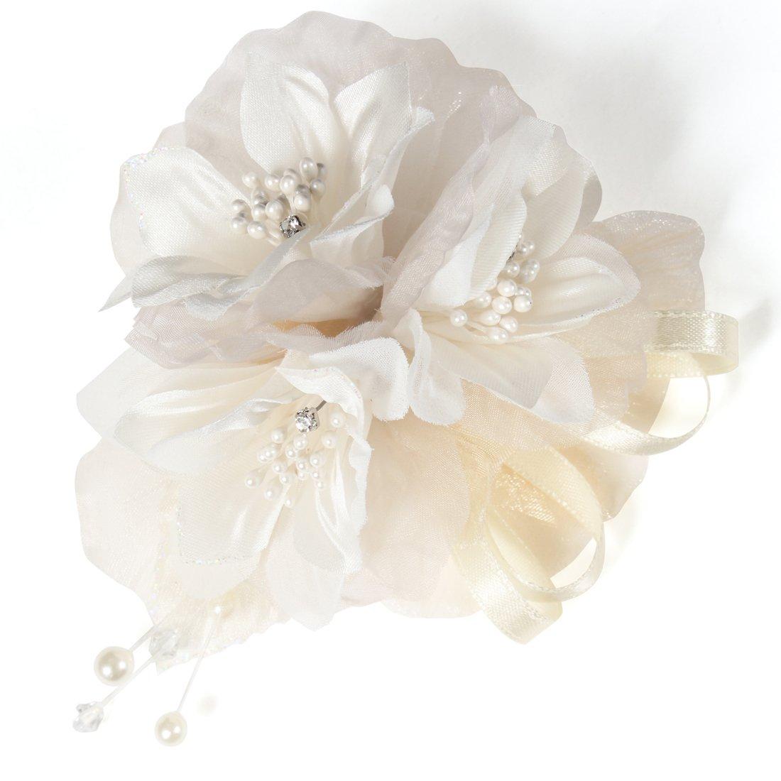 

Ручна робота Лілія Корсаж Брошка Кліпса Шпилька Для Формальних Подій та Елегантних Нарядів Білий [Колекція Журавля] 2-Way білий