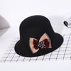 Hat In Autumn and Winter, New Diamond Flower Milliner, Fashionable and Elegant Thermal Top Hat, Hot-selling One