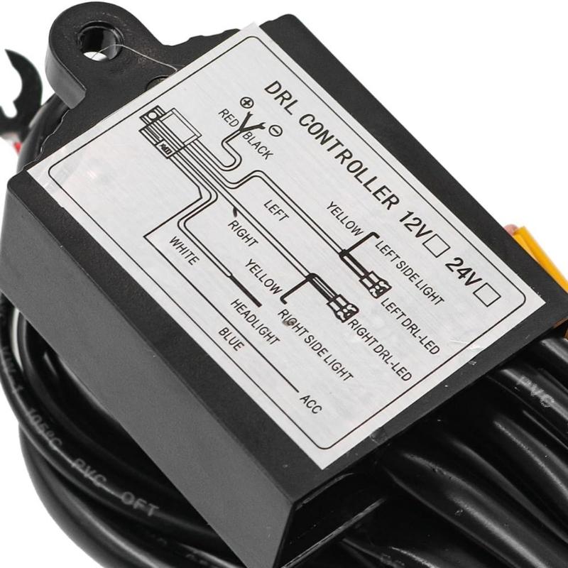 Plugs & Play DRL Dimmer Relays 12 Volt Waterproof ABS Housing Automotive ABS Relays Switches For Car Trucks & Motorcycles