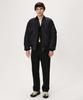 Shirter Nylon Reversible Bomber Jumper (Purple Black)
