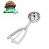 Trigger Release Ice Cream Scoop Stainless Steel Manual Digging Spoon Ice Cream Ball Spoon  For Home