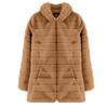 New fur autumn and winter imitation fur imitation mink medium and long hooded fur jacket women's coat