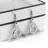 Women Girl Fashion Geometric Triangle Charm Earrings Modern Alloy Eardrop