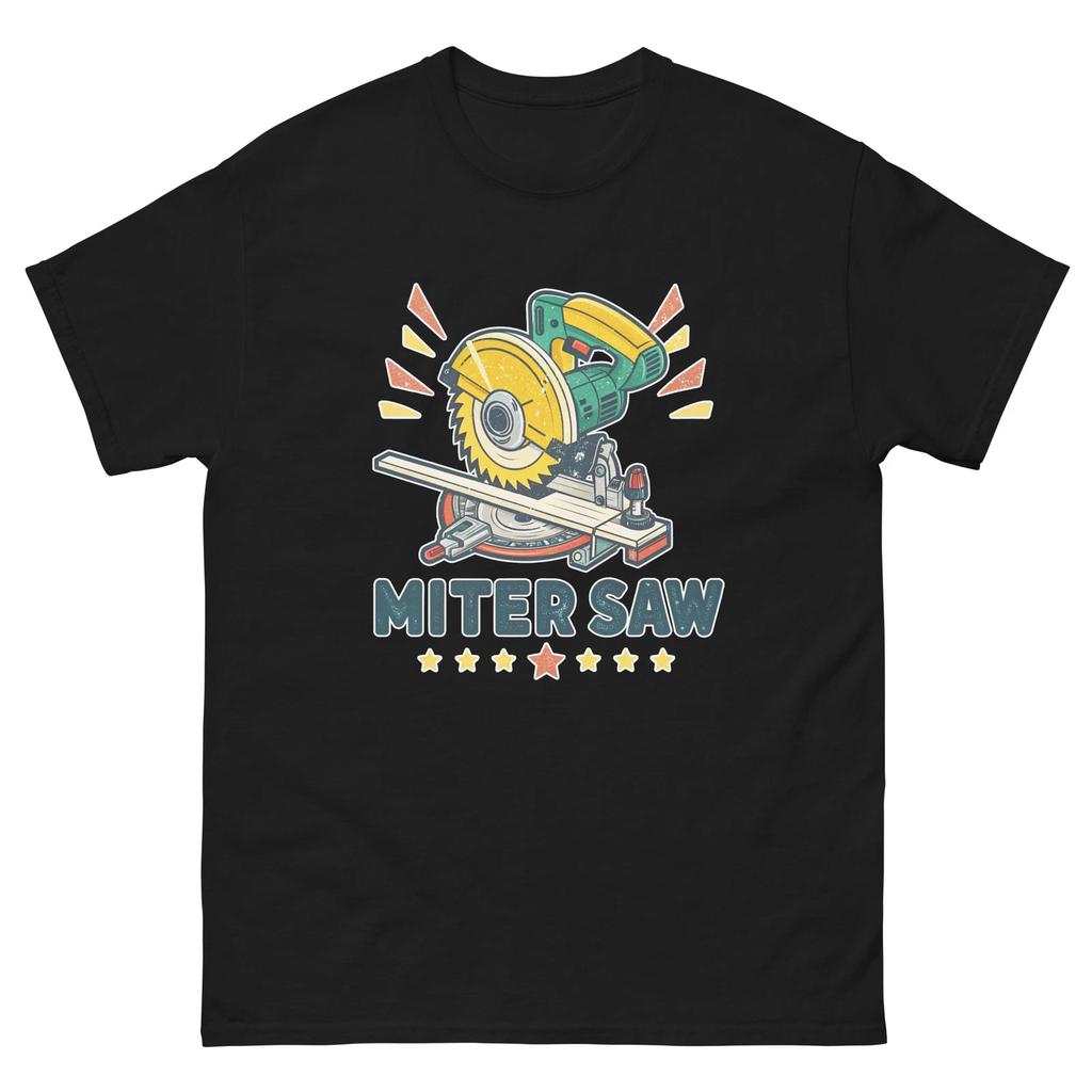 Miter Saw Workplace Tool Tools Construction Working T-Shirt