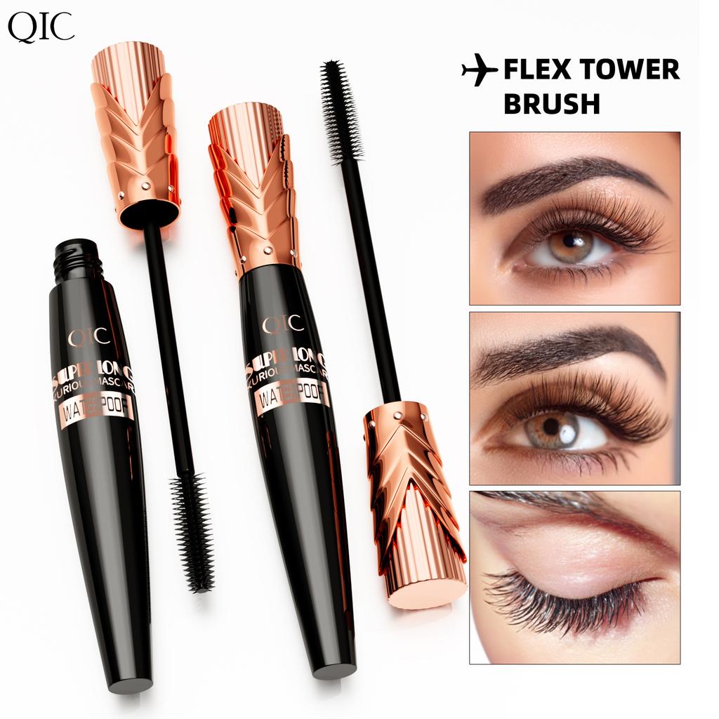 Waterproof 4D Mascara Thick Long Smudge-proof Plump Encrypted Long-lasting Curling Large Eye Makeup Makeup Tools