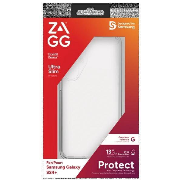 Zagg Crystal Palace Case For Samsung      Galaxy S24+ Transparent/Clear