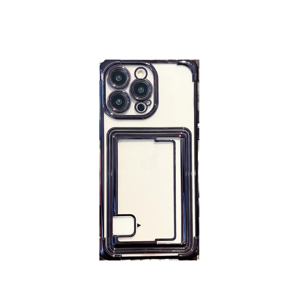 Apple 14PRO push card mobile phone case, new card mobile phone case iPhone15PRO card case mobile phone case 13 applicable