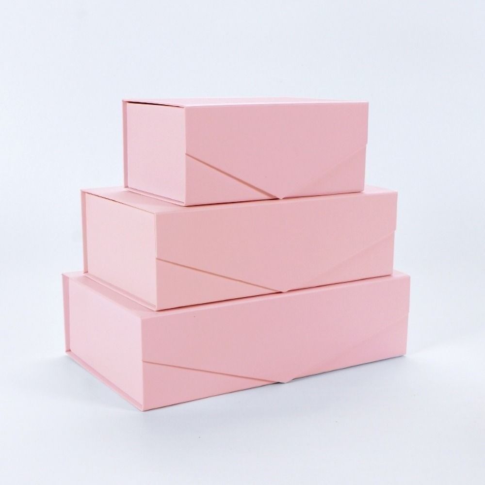 Thick Magnetic Gift Box Foldable Clamshell Presents Box Paper Packaging Box Folding Gift Box Party