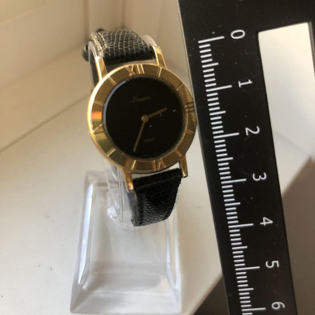 [USED] SEIKO Respoir Quartz Watch, Black/Gold