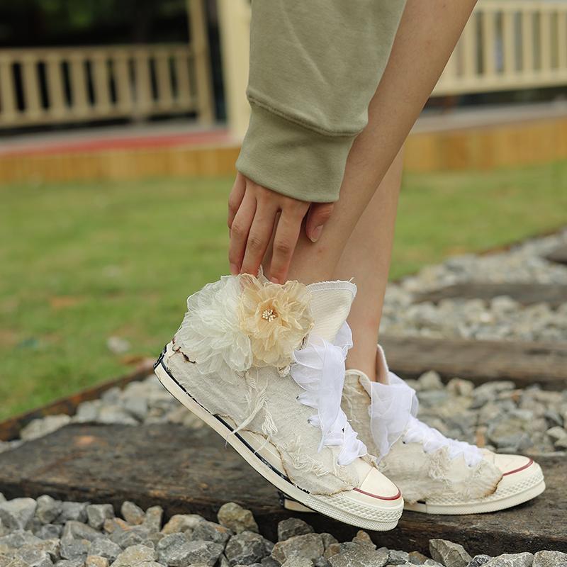 Converse 1970s Chuck Taylor All Star Remake Non-Slip Abrasion High Top Espadrilles Unisex Beige