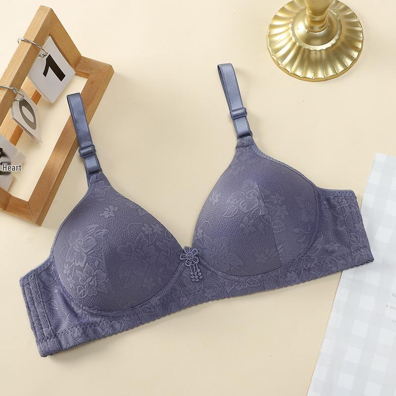Comfortable No-Wire Bra for Middle-Aged Women - Anti-Sagging, Supportive Underwear for Moms and Seniors