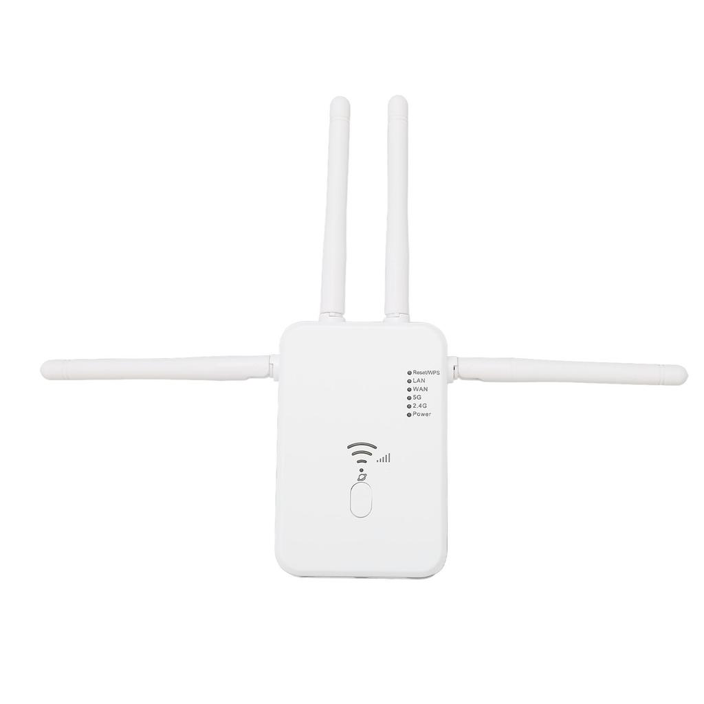 WiFi Extender Professional 1200Mbps Gigabit High Power 5G Dual Band Internet Booster for Home Office