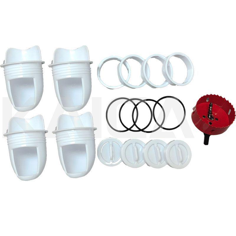 Windproof Rainproof Gravity Poultry Feeder for Chickens & Ducks