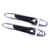 Exterior Side Door Handle Cover Trim Handle Bezel Cap Smart Keyless Fit for Fiat 500X SUV 2016-    Chrome ABS