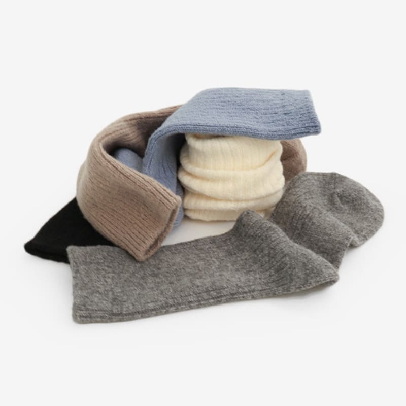 EAU CLAIR Wool Knit Socks