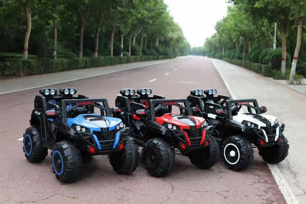 Auto Buggy Perfomance White Battery-Powered, Strong, Safe