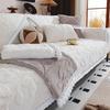 Cream Wind Imitation Rabbit Plush Sofa Cushion Winter High-End Seat Cushion Thickened Non-Slip Sofa Cover Cross-Border Special Supply